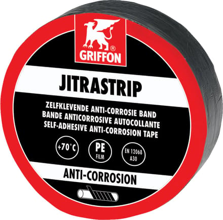 Griffon Jitrastrip - 10 meter x 5 cm, Zwart, Rol