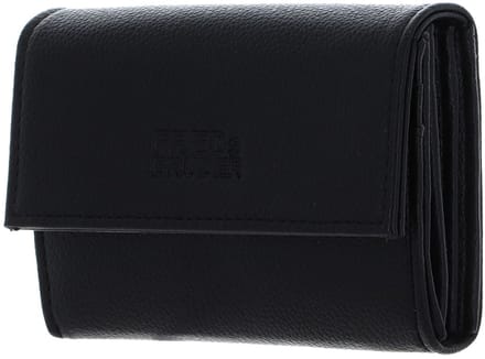 FREDsBRUDER Leren Portemonnee Bestie Wallet With Lock Black Zwart