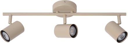 Lucide JOA - Plafondspot (Plafondlamp) - 3xGU10 (MR16) - Taupe