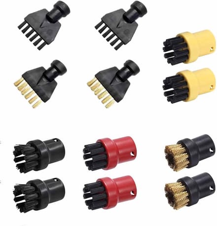 Borstelset voor Stoomreinigers - 12 Accessoires voor Diverse Modellen