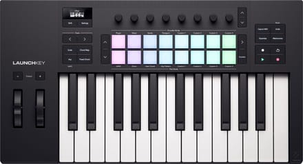 Novation Launchkey 25 MK4 - MIDI Keyboard Controller - 25 Toetsen - 16 FSR Pads met Polyfone Aftertouch - Arpeggiator - USB