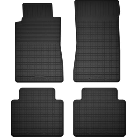 Wielganizator BasicProtect Serie - Rubber Autovloermatten - 4 Stuks - Mercedes E W210