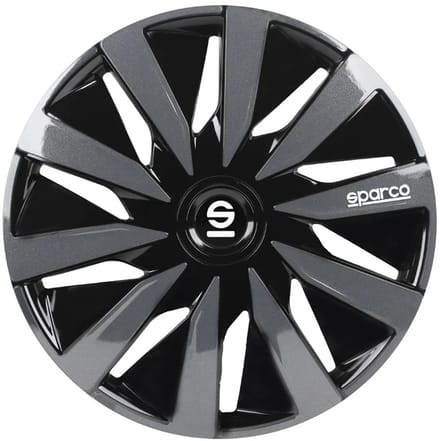Sparco Wieldoppen Lazio - 14 inch - Zwart/Grijs