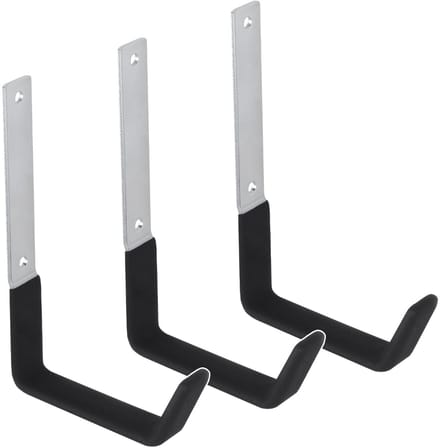 Maclean - Set van 3 stuks Muurbevestiging Ophanghaak - staal, max. belasting 10kg, MC-480