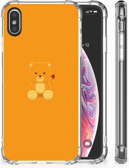Apple iPhone X | Xs Stevig Bumper Hoesje Baby Beer