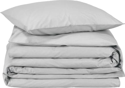 Moodit Dekbedovertrek Basil Silver - Eenpersoons - 140 x 220 cm - Katoen