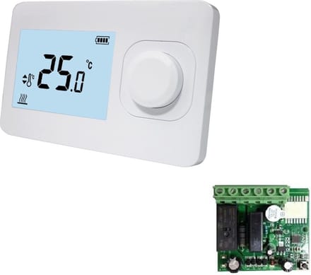Quality Heating QH Basic easy thermostaat niet programmeerbaar inclusief mini inbouw ontvanger