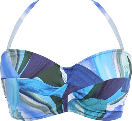 Fantasie Aguda Beach UW Twist Bandeau Bikini Top Dames Bikinitopje - Maat 80D (EU)