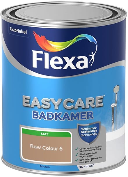 Flexa - Easycare Badkamer - Raw Colour 6 - Mengverf - 1 L