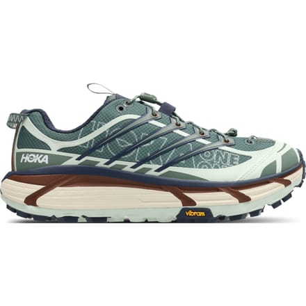 Hoka Mafate Three2 Sneakers Heren - Blauw - Maat 40 - Mesh/Synthetisch