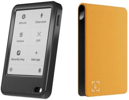 Ledger Nano Gen 5 + Magnet Folio Bitcoin Editie - Voordeelbundel - Hardware Wallet set - Magnetische case