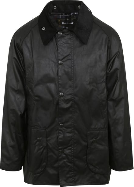 Barbour Bedale Wax Jas Zwart - Maat 52 - Heren - Wax jassen