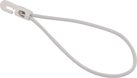 Afdekzeilwinkel - Spanner kunststof haak 20cm elastiek wit