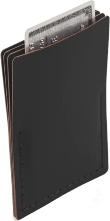 Vacavaliente - Stack Pasjeshouder S1 (by Harry Allen) - Gerecycled Leer - Zwart