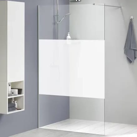 Sealskin Inloopdouche Mix&match 138x200cm - Geborsteld Rvs Profiel - 8 Mm Helder Glas
