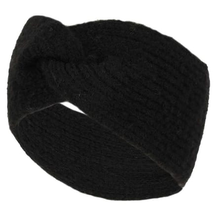 Sarlini - Haarband dames - Ribbed - One Size - Zwart