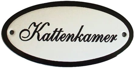 Deurbord Kattenkamer