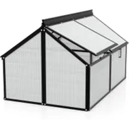 Vitavia Tuinkas Gaia Jumbo - Polycarbonaat 4mm - Zwart - 83x119x72cm