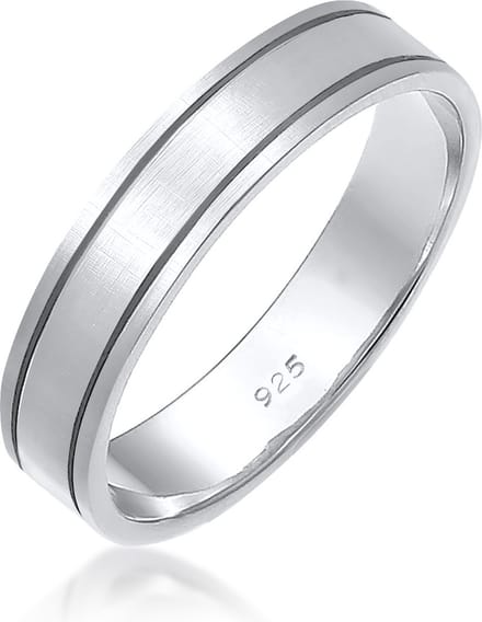 Elli PREMIUM - Ring - Elli PREMIUM Ring Dames Band Paar Bruilloft in 925 sterling zilver - Dames