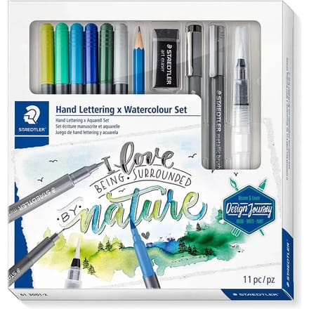 Staedtler Hand Lettering x Watercolour Set 100% PE