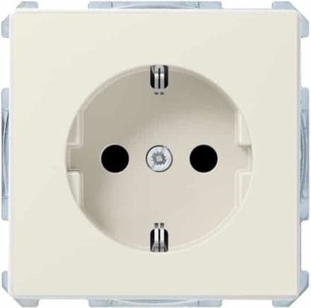 MERTEN SCHNEIDER ARTEC - WANDCONTACDOOS STOPCONTACT - RANDAARDE - CREME - WCD - INBOUW