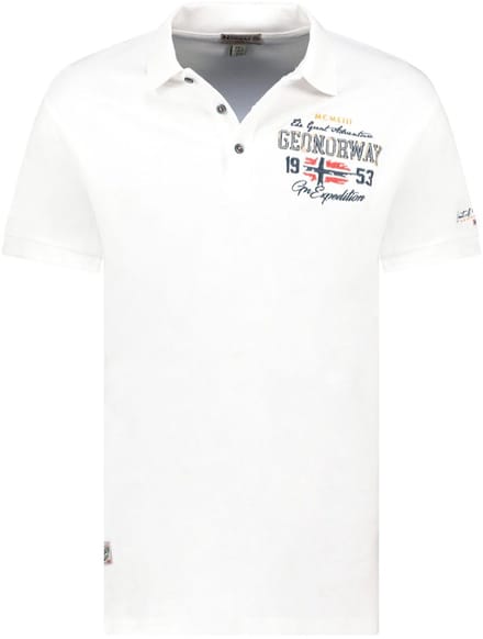 Geographical Norway Heren Expedition Polo Kapuccino Wit - L
