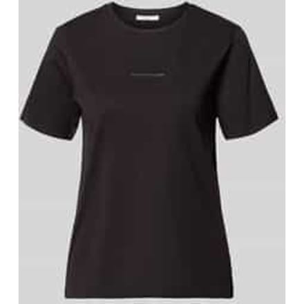 T-shirt met labeldetail