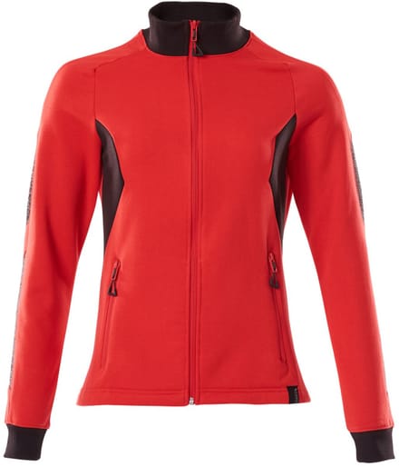 Mascot Accelerate Sweatshirt met rits 18494-962 - signaalrood/zwart - XL