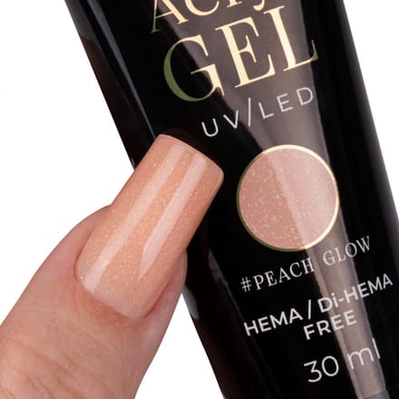 Molly Nails AcrylGel - Polygel Bouwer - Peach Glow - HEMA/Di-HEMA Vrij