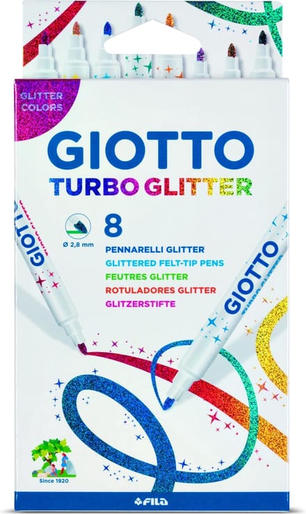 Giottos Turbo Glitter Glitter markers 8 pcs.