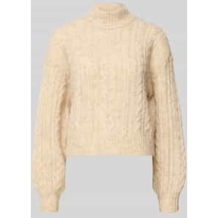 Regular fit gebreide pullover met wol, model 'LIDA'
