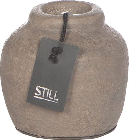 STILL - Kleine Vaas - Dark - Bruin - 2 stuks - 9 x 9 cm