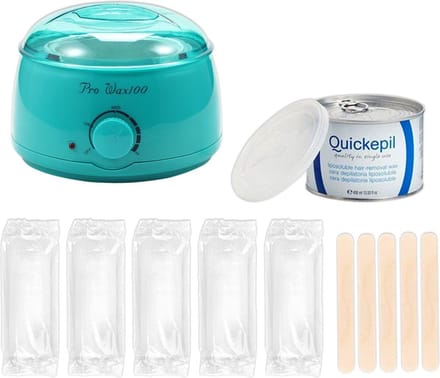 Waxapparaat starterset 100Watt - Turquoise - incl. 100 strips, harsblik