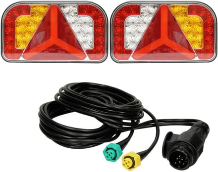 BTP - Achterlicht - Aanhangwagen - Set L&R Led -
