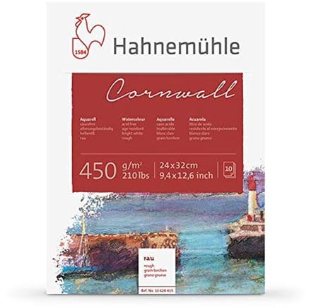 Waterkleurpapier 450 g/m² - 24 x 32 cm - Natuurlijk wit en zuurvrij