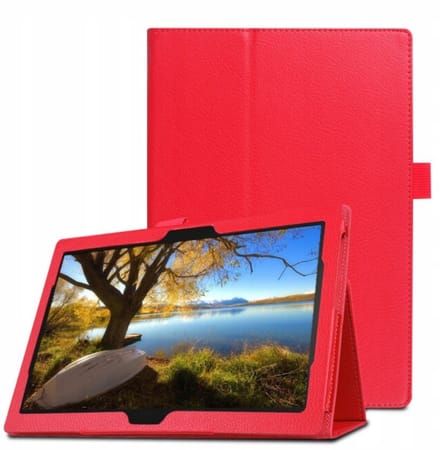 EtuiTab - Stand Hoes - Lenovo Tab P11 - Rood - Kunstleer