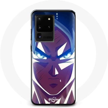Coque pour Samsung Galaxy S20 Ultra Dragon Ball Goku Visage énervé