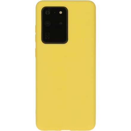 Mocaa Samsung Galaxy S20 Ultra Telefoonhoesje Slim-Fit  Geel