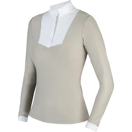 Dames wedstrijdpolo met lange mouwen EQPRO Taylor