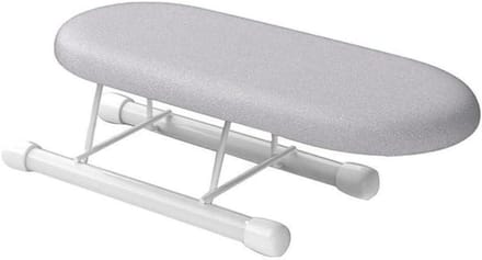 Draagbare strijkplank - Strijkmat reis - Snel strijken - Inklapbare poten - 26 x 11 cm - Grijs