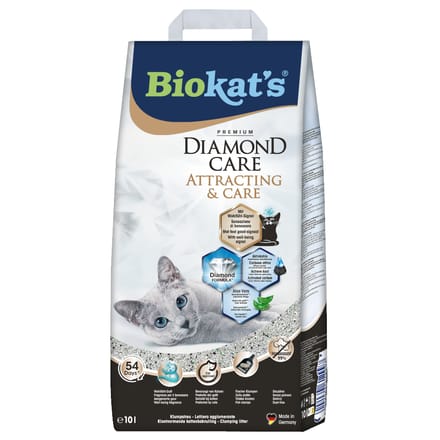 Biokat‘s Diamond Care Attracting & Care 10 L - Kattenbakvulling - Klontvormend