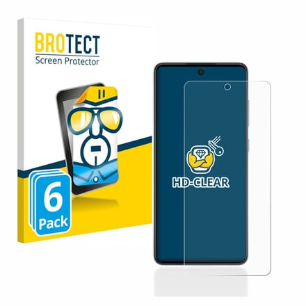 BROTECT - Screenprotector voor Samsung Galaxy A52 5G - Folie Beschermfolie transparant 6 Stuks