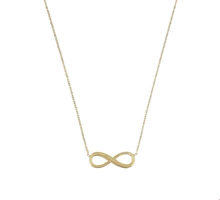 Huiscollectie 4017980 Collier Geelgoud Infinity 1,0 mm  41 + 2 cm
