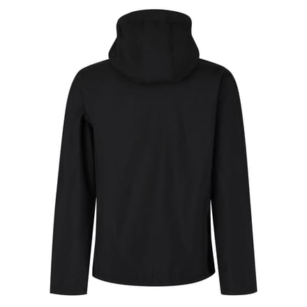 Regatta Heren Venturer 3 Layer Hooded Soft Shell Jacket (Zwart/Rood)
