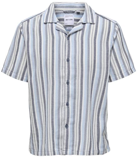 Only & Sons Trev Life Stripe Overhemd Heren - Maat L