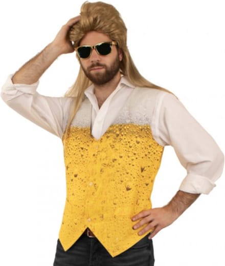Gilet bier patroon unisex