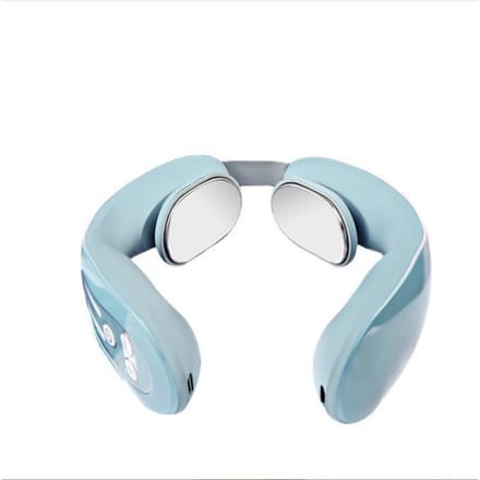 Draagbare neklymfemassagemachine voor dames en heren usb blauw