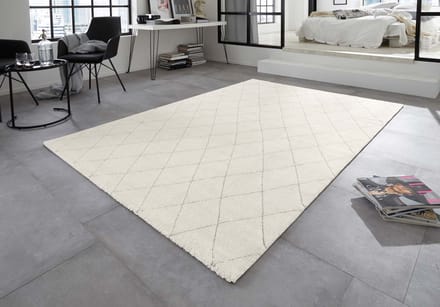 Design vloerkleed - Sannois lichtgrijs/grijs 120x170
