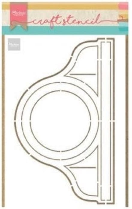 Marianne Design Craft stencil Pendule