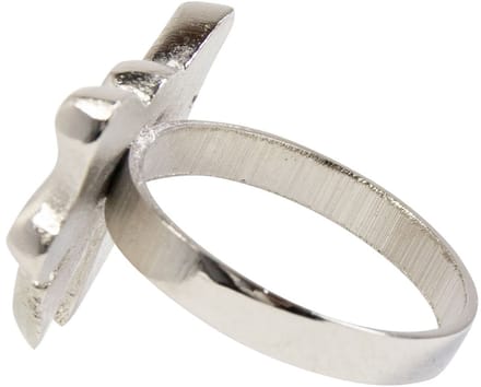 Servet Ring strik zilver 5x4,5cm (set of 4)